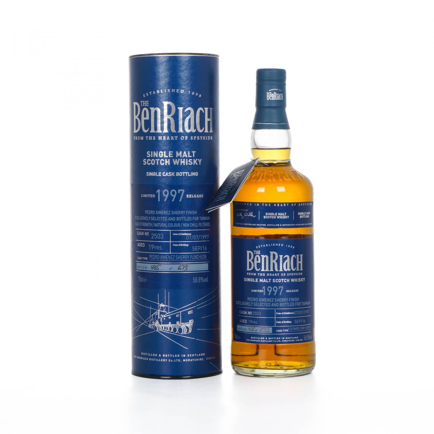 BenRiach 本利亚克 19年 1997-2016 单桶#2503