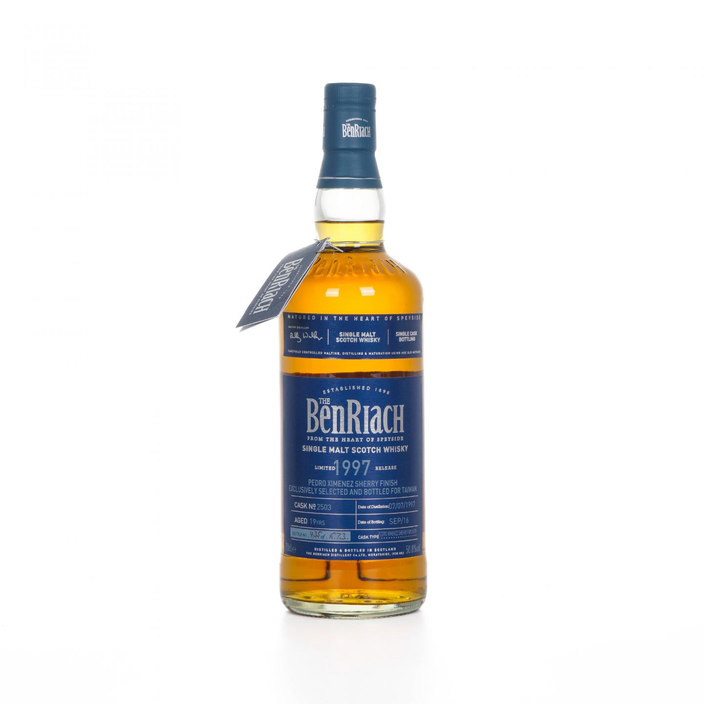 BenRiach 本利亚克 19年 1997-2016 单桶#2503