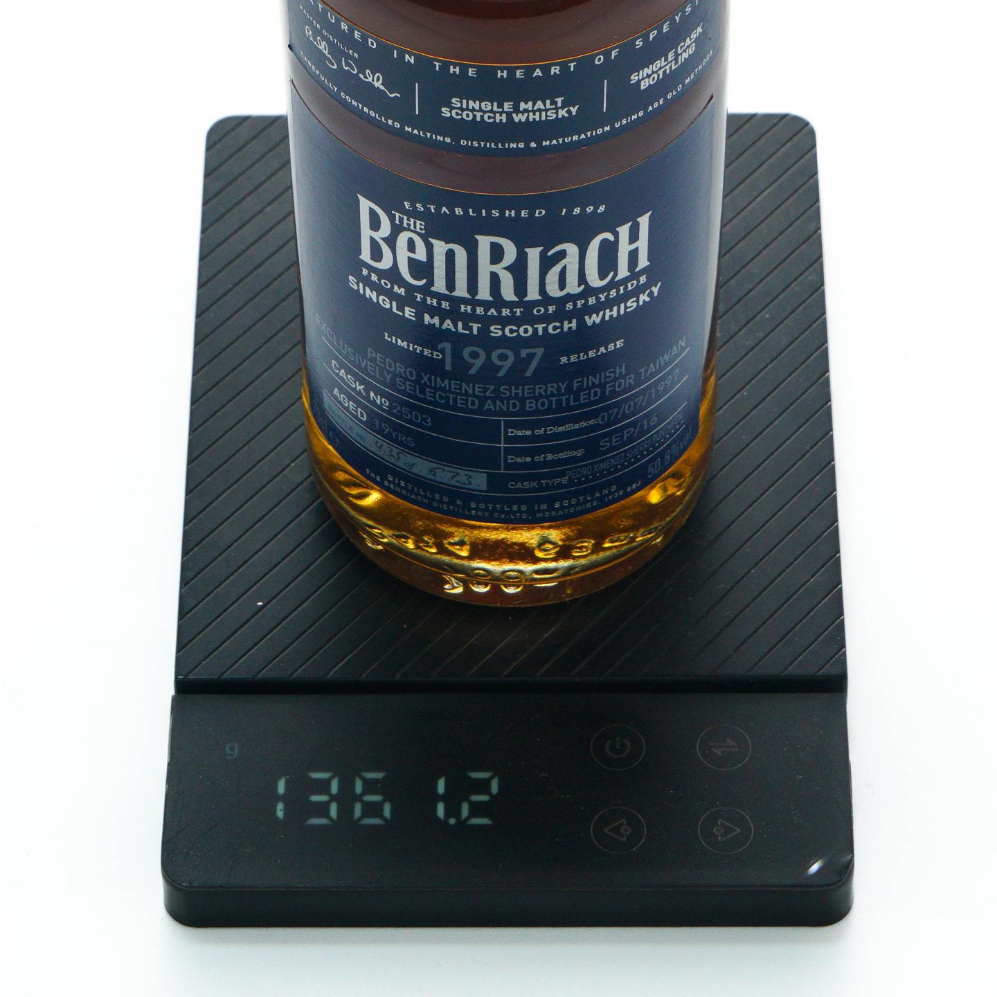BenRiach 本利亚克 19年 1997-2016 单桶#2503