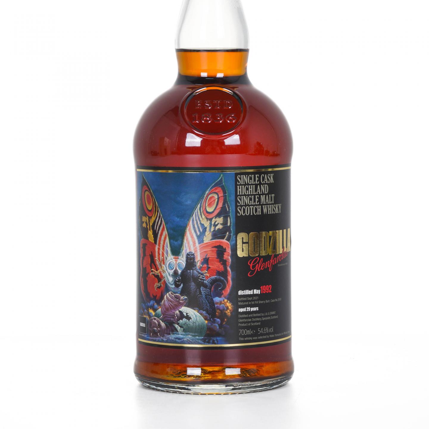 Glenfarclas 格兰花格 29年 1992-2021 哥斯拉 雪莉单桶#2910
