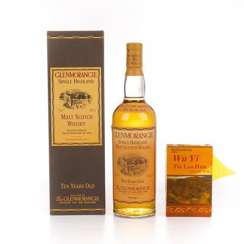Glenmorangie 格兰杰 10年 旧版 750ml 附赠正岩精品铁罗汉50g