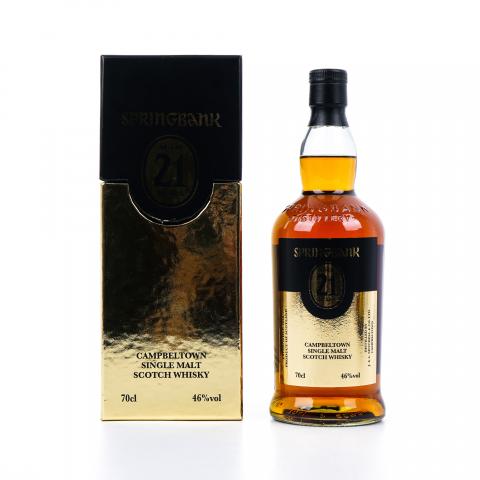 Springbank 云顶 21年 金色标