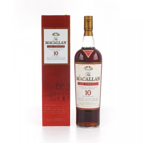 Macallan 麦卡伦 10年 雪莉桶 Cask Strength 1升装 58.6%vol.