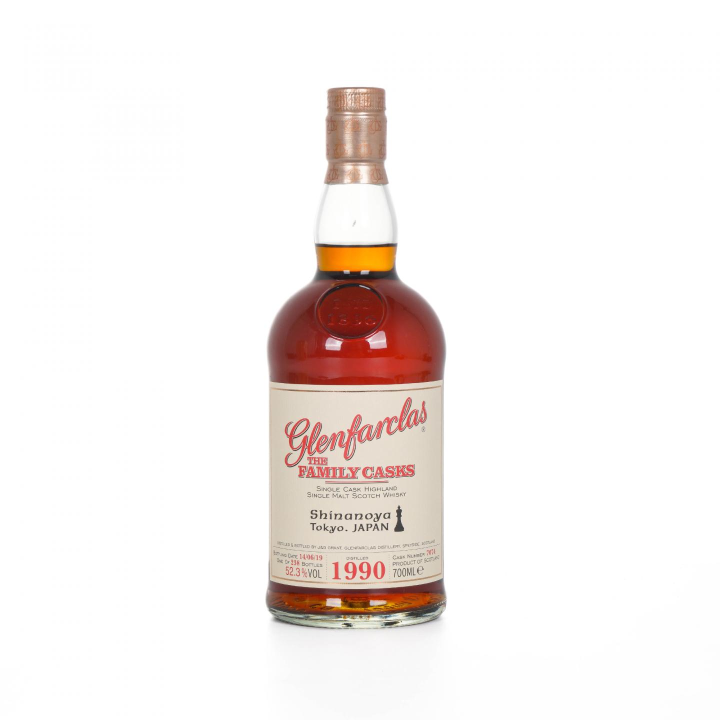 Glenfarclas 格兰花格 1990-2019 家族桶#7074