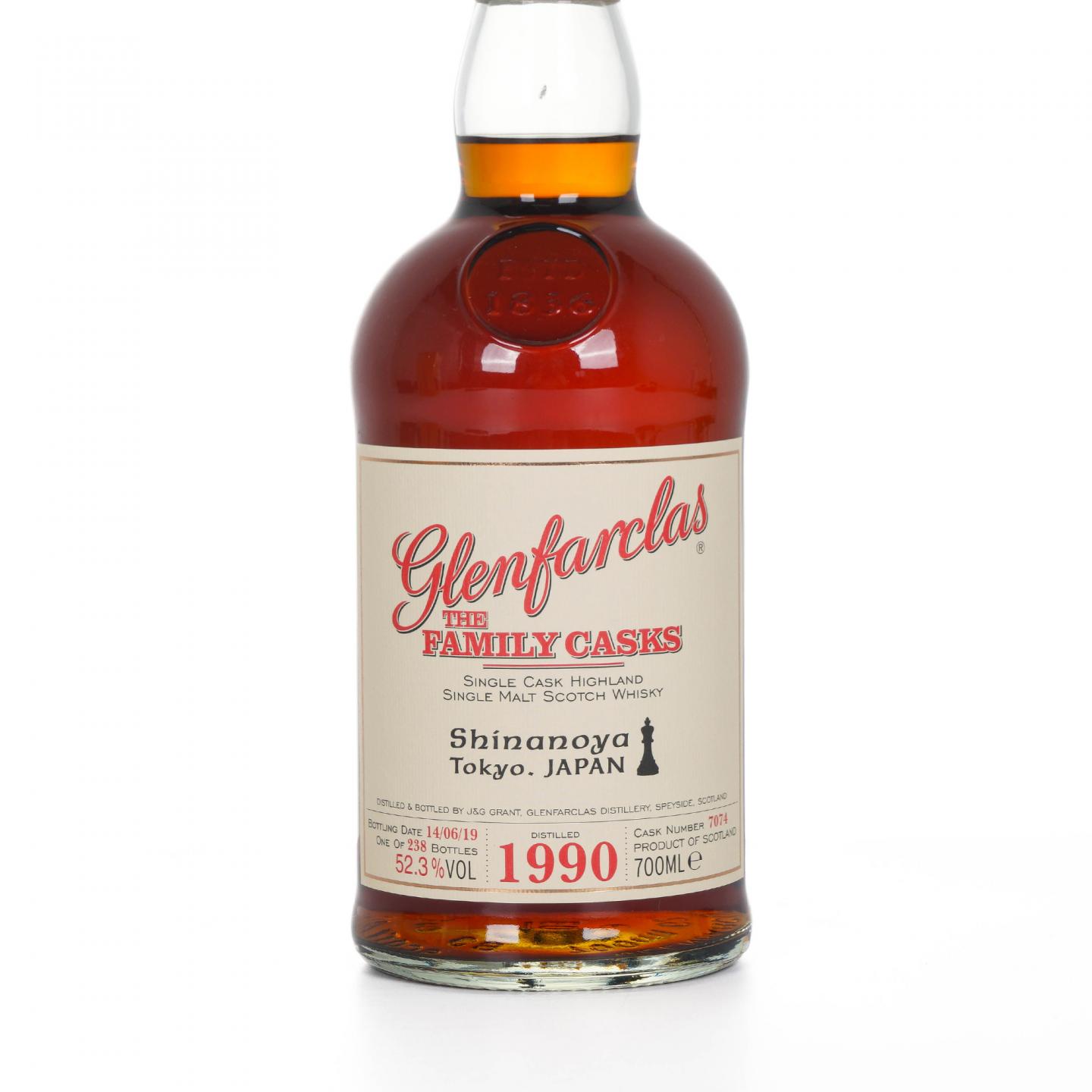 Glenfarclas 格兰花格 1990-2019 家族桶#7074