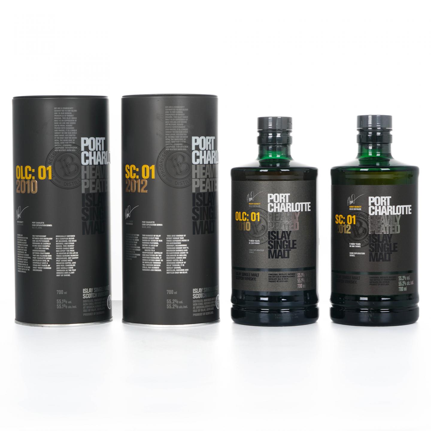 Bruichladdich 布赫拉迪 波夏 橡木桶探索系列12版/01版 2瓶组 行货