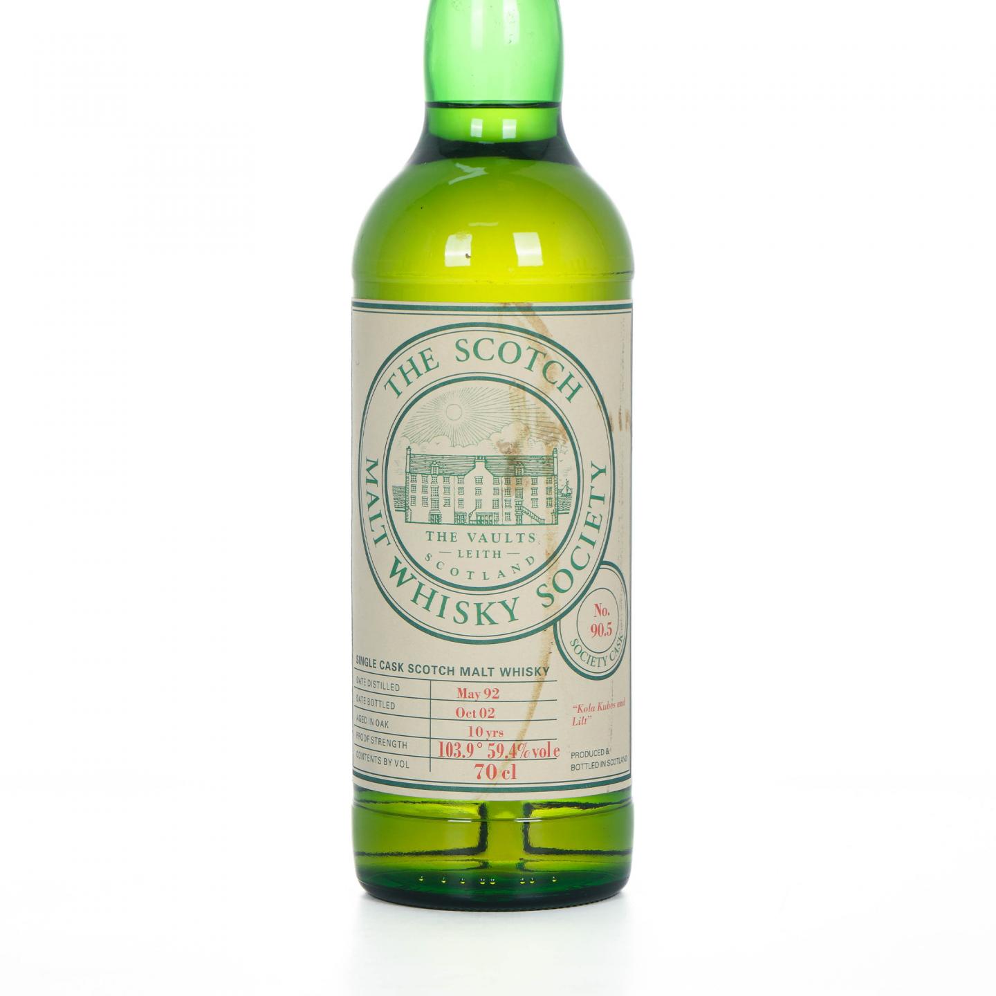 SMWS 90.5 皮蒂维克 10年 1992-2002