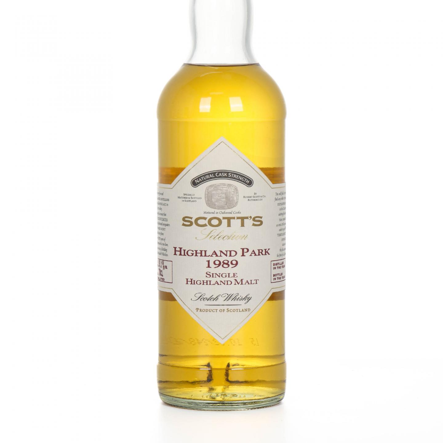 Highland Park 高原骑士 1989-2008 桶强 Scott's Selection