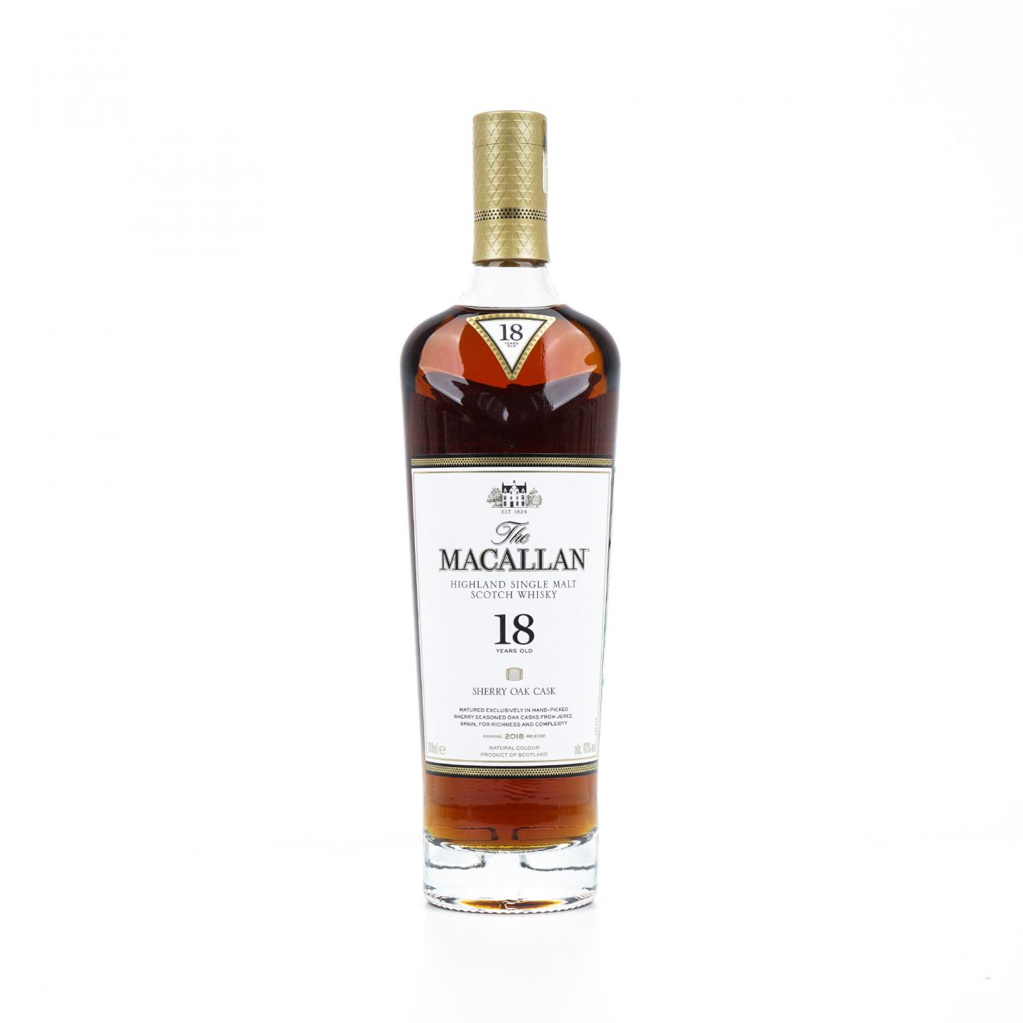 【附X光图】Macallan 麦卡伦 18年 2018 雪莉桶