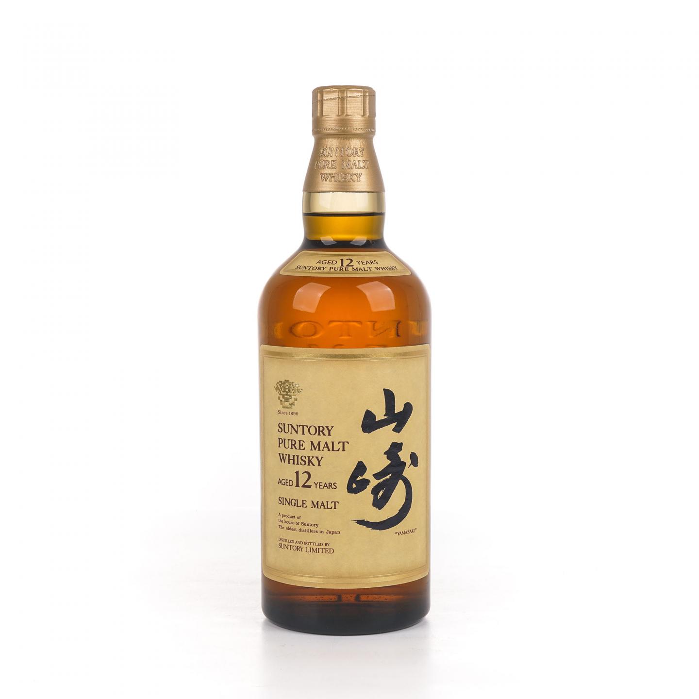 山崎 12年 Pure Malt 金花标 750ML