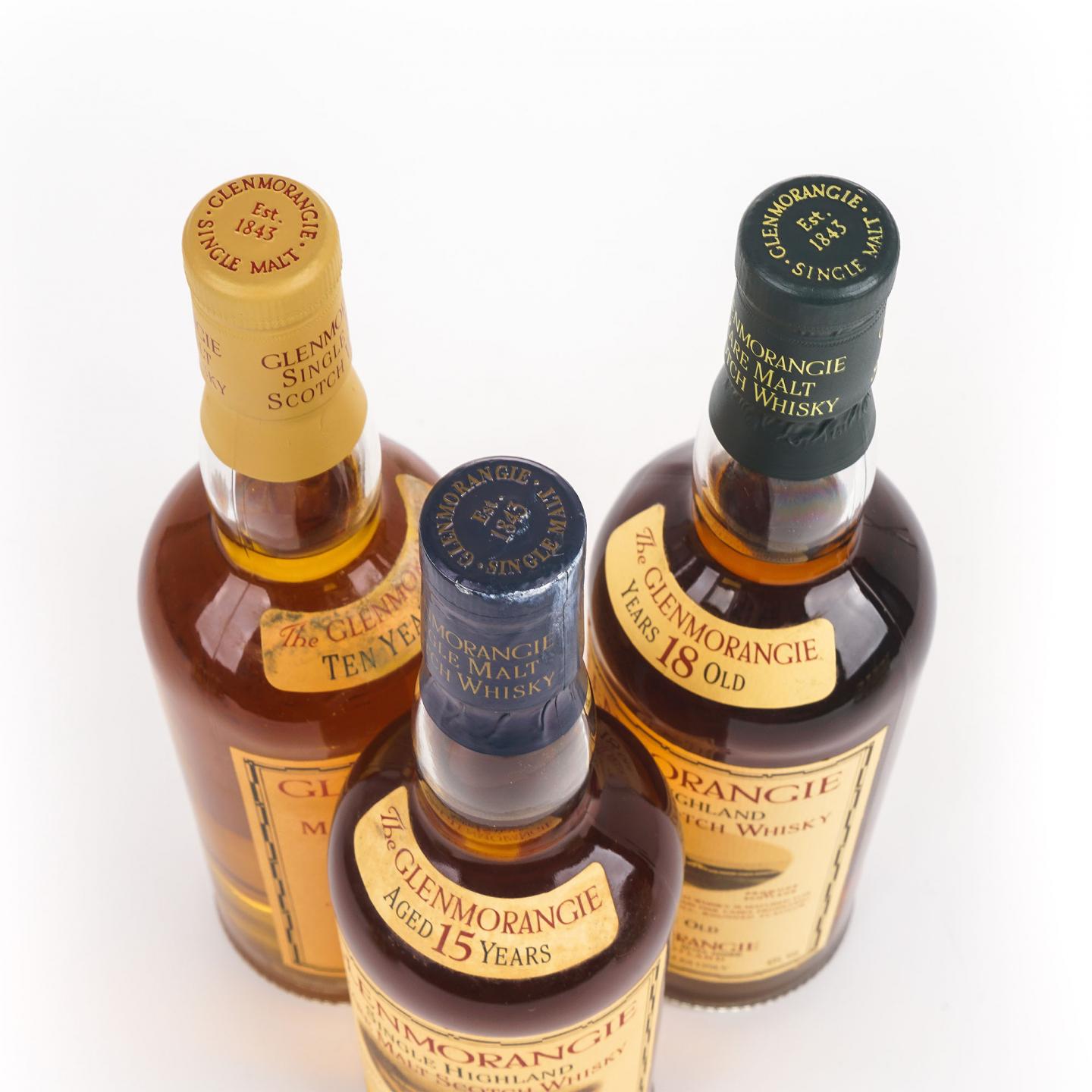Glenmorangie 格兰杰 10/15/18年 3瓶组