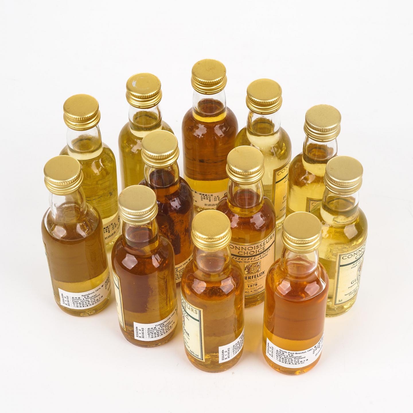 【酒版】苏格兰单一麦芽威士忌 GM 地图标 12瓶组*50ml