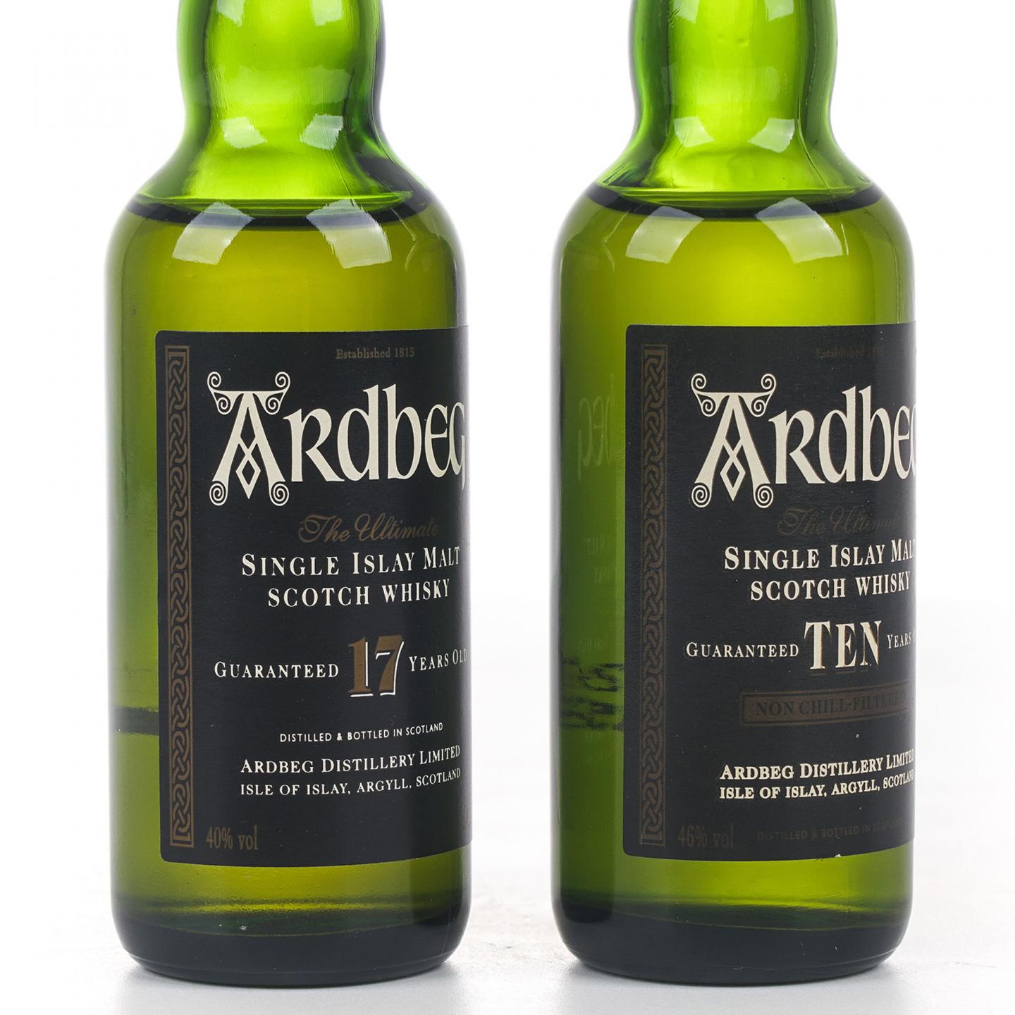 【酒版】Ardbeg 阿贝 10年/17年 2瓶组*50ml