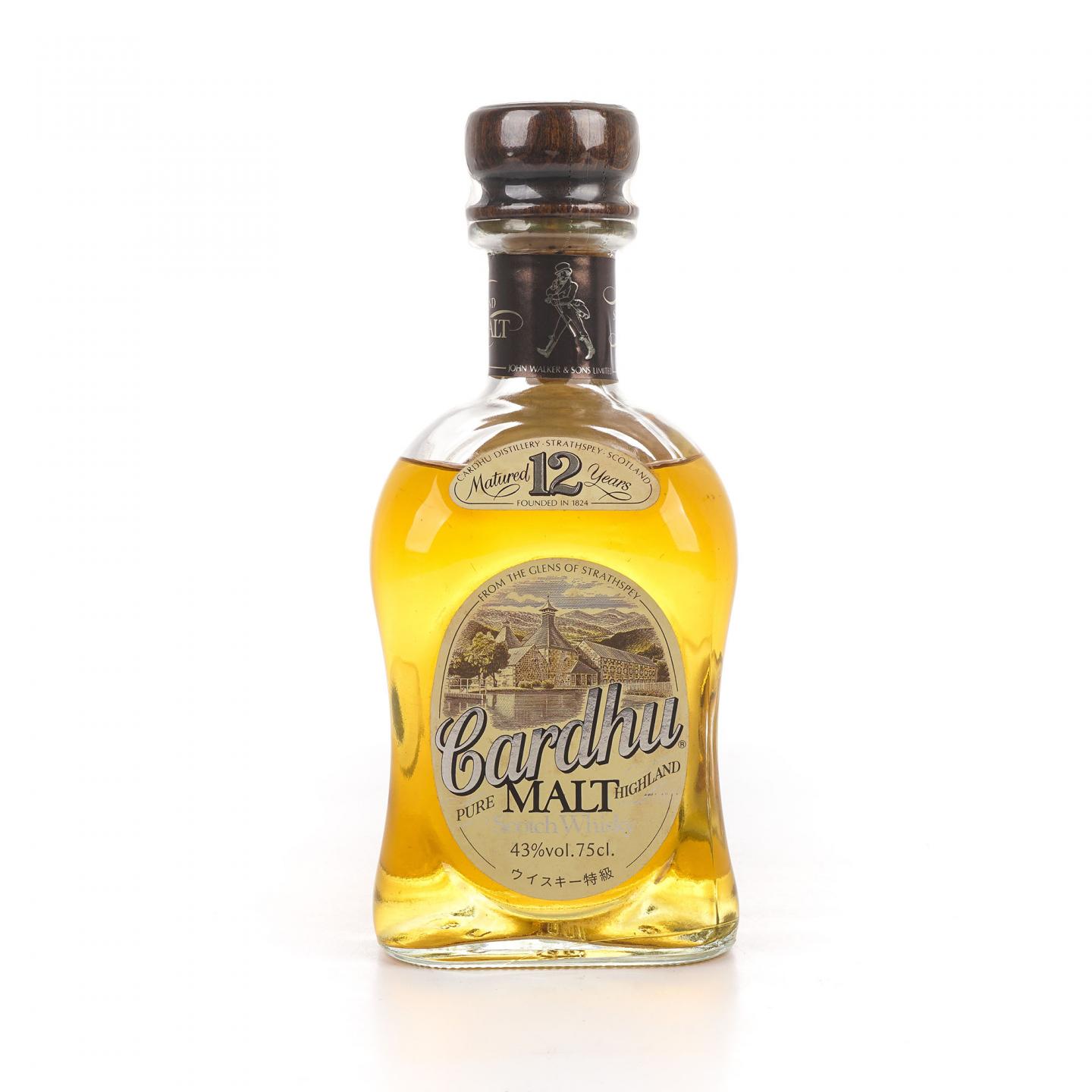Cardhu 卡杜 12年 Johnnie Walker 日本市场 750ml