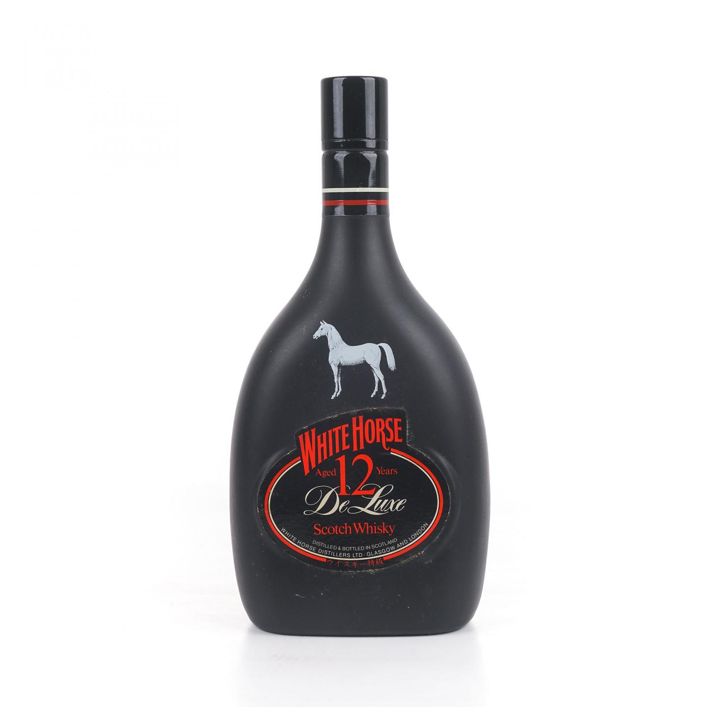 White Horse 白马 12年 1980s 黑瓷瓶 750ml