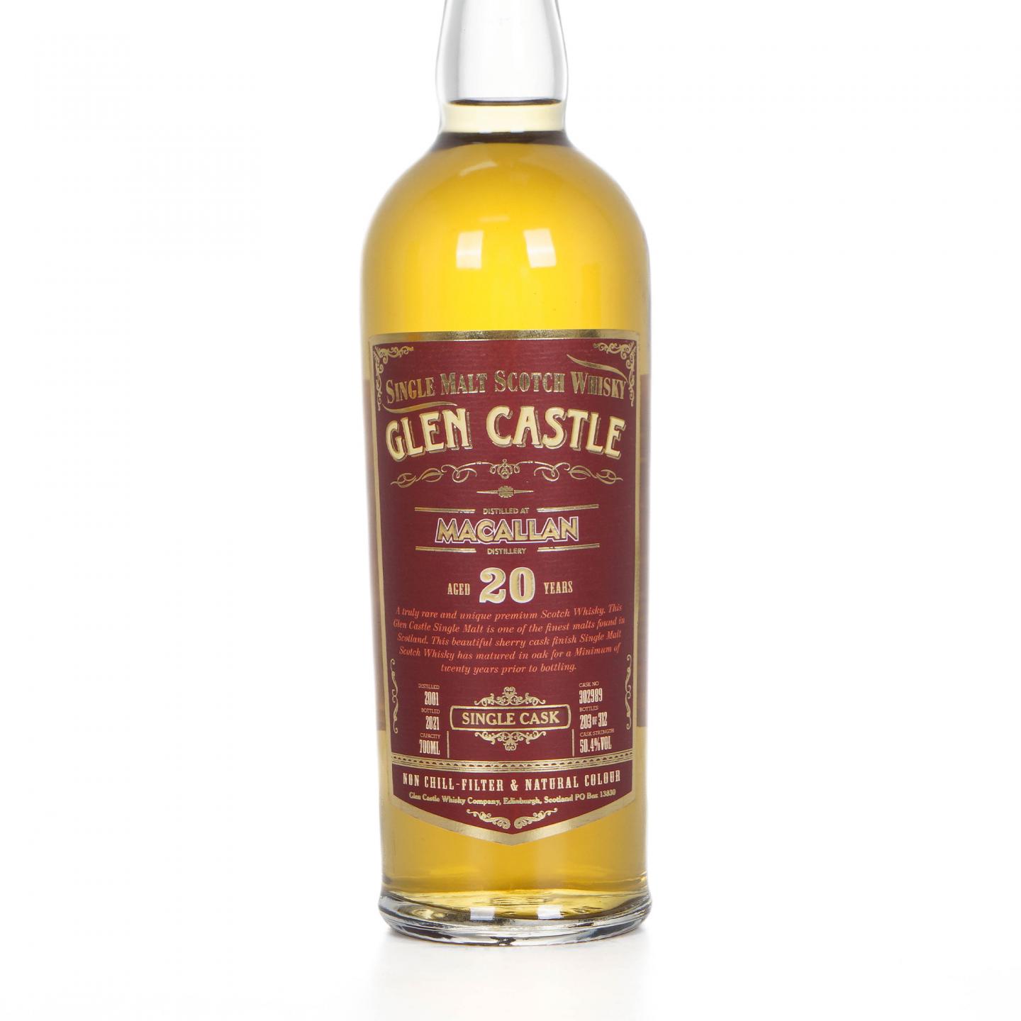 Glen Castle 格兰城堡 20年 2001-2021 单桶 TGCW