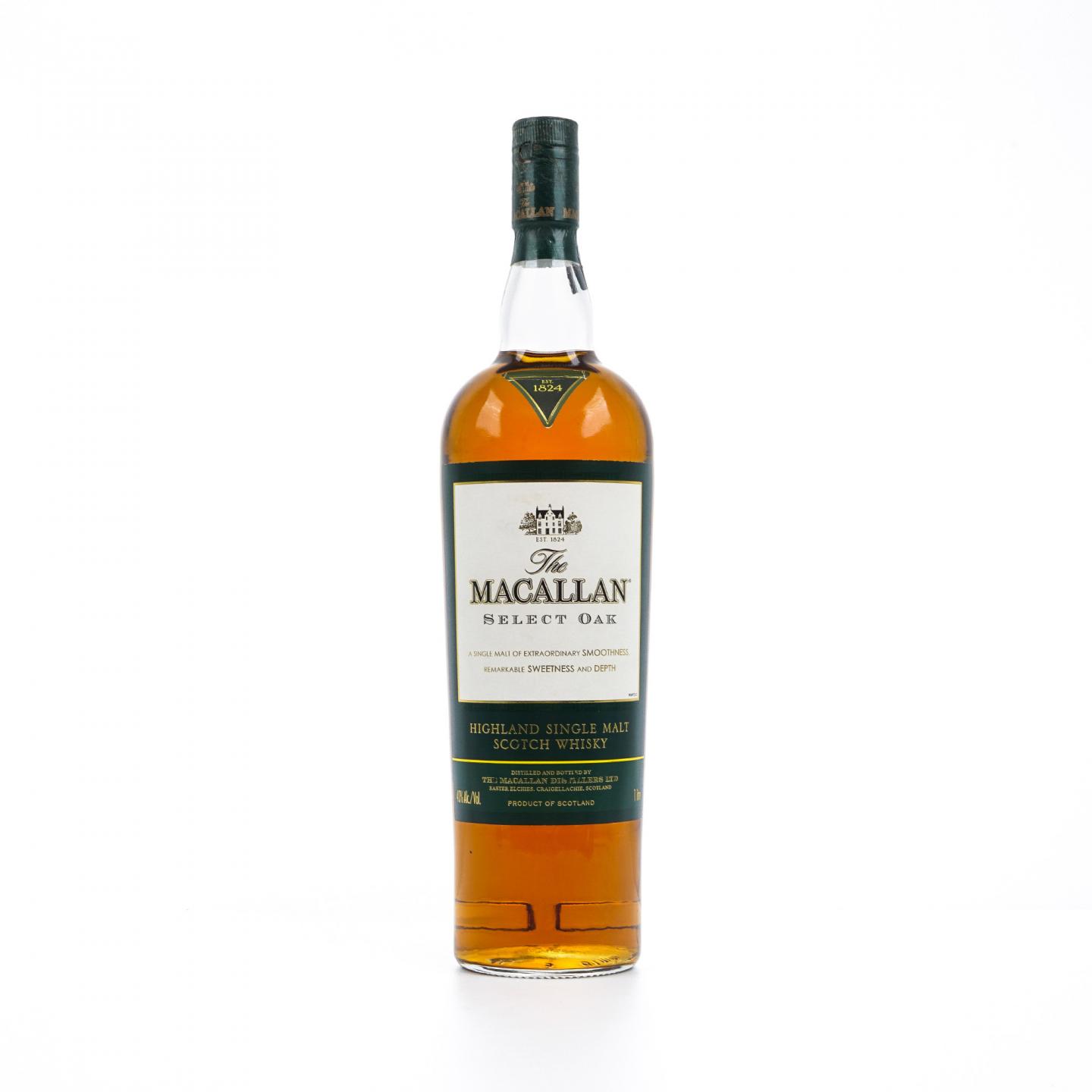 Macallan 麦卡伦 1824 Select Oak 绿标 1升装