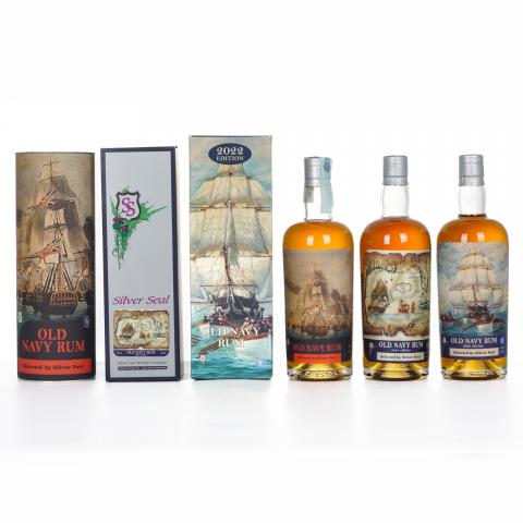 Old Navy Rum 2018/2022/2024 Silver Seal 老海军朗姆酒 3支组