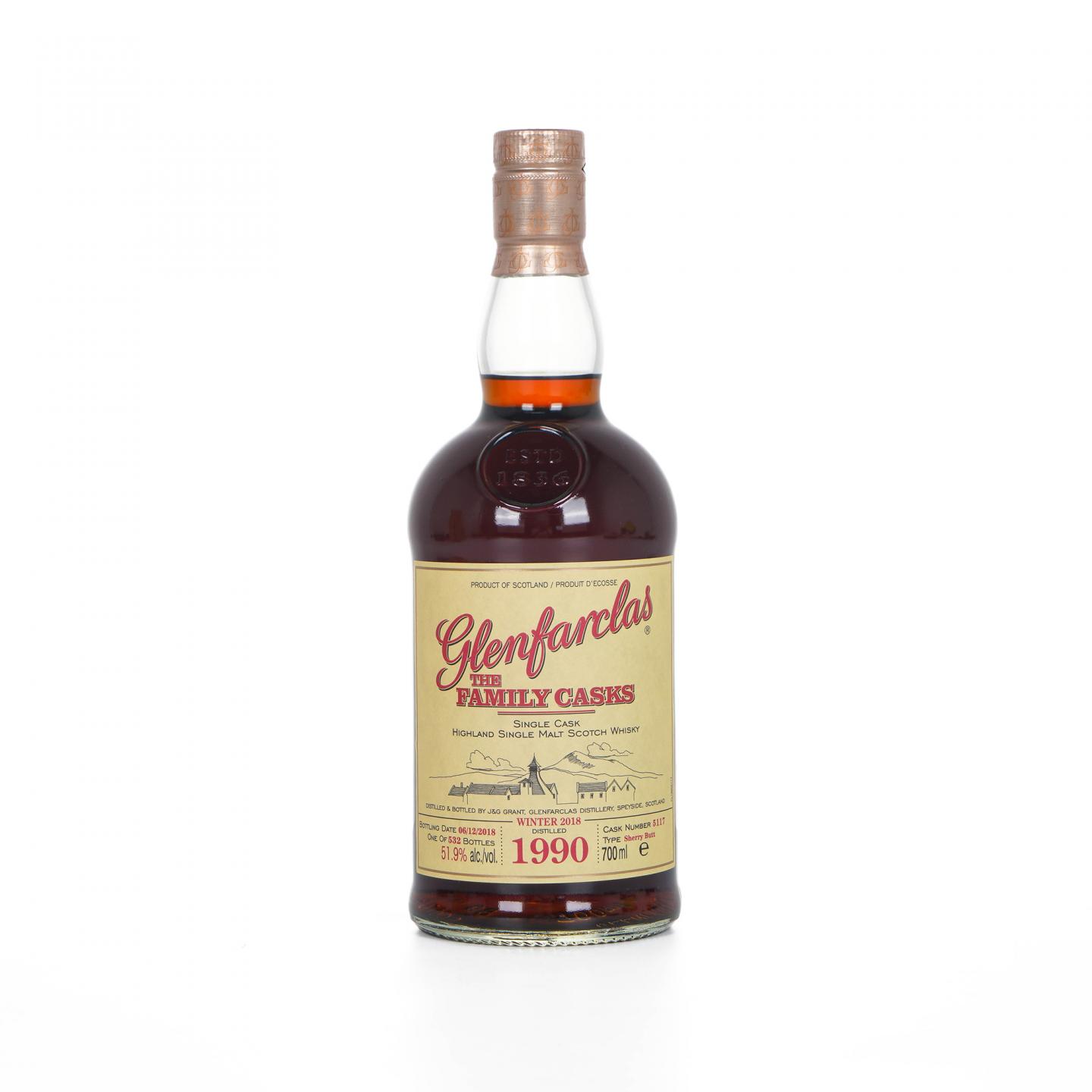 Glenfarclas 格兰花格 1990-2018 家族桶#5117