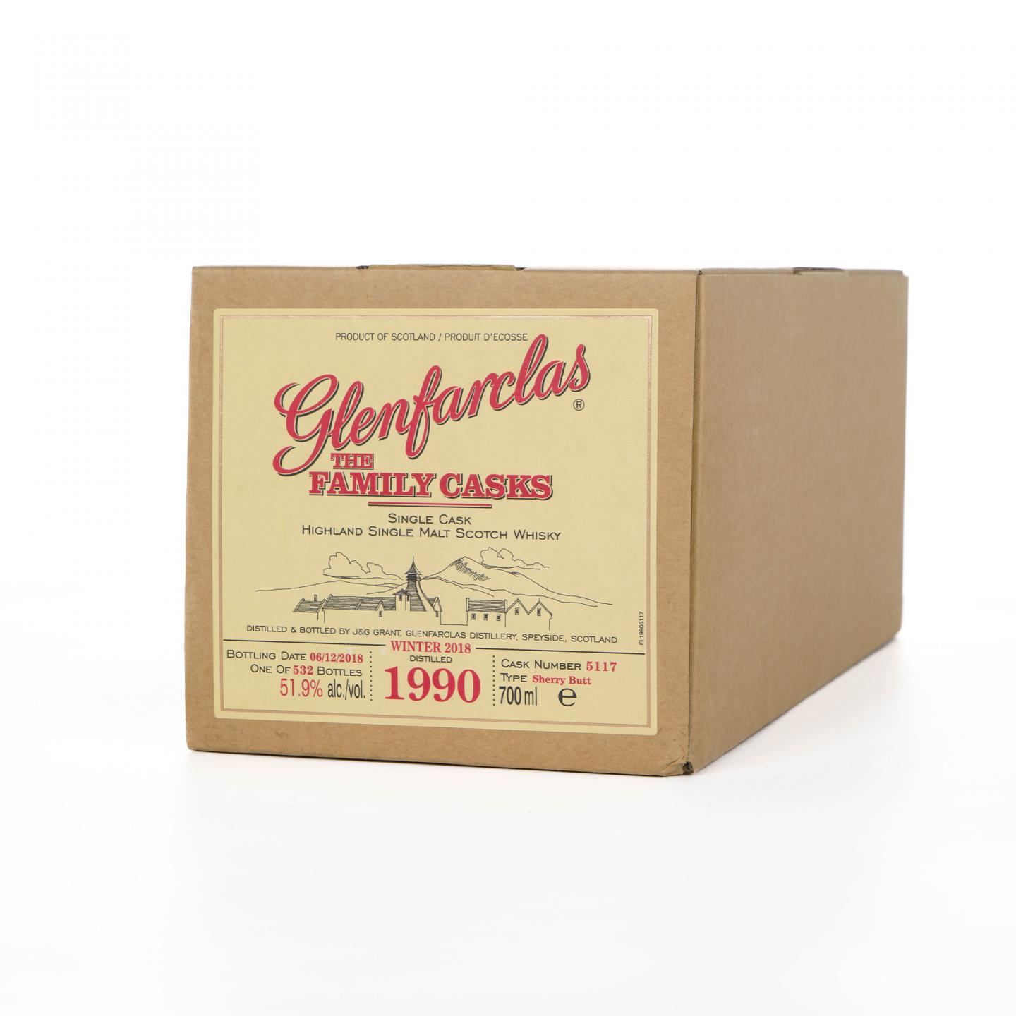 Glenfarclas 格兰花格 1990-2018 家族桶#5117