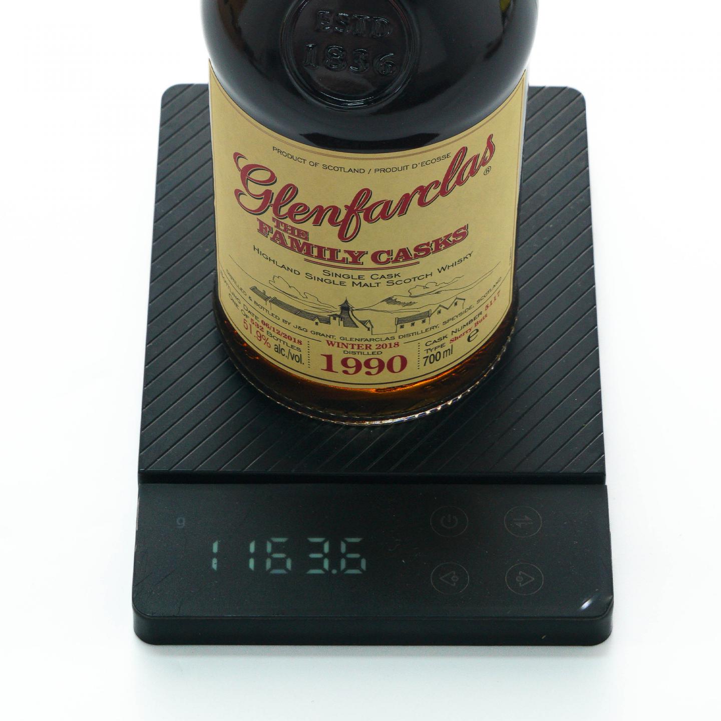Glenfarclas 格兰花格 1990-2018 家族桶#5117