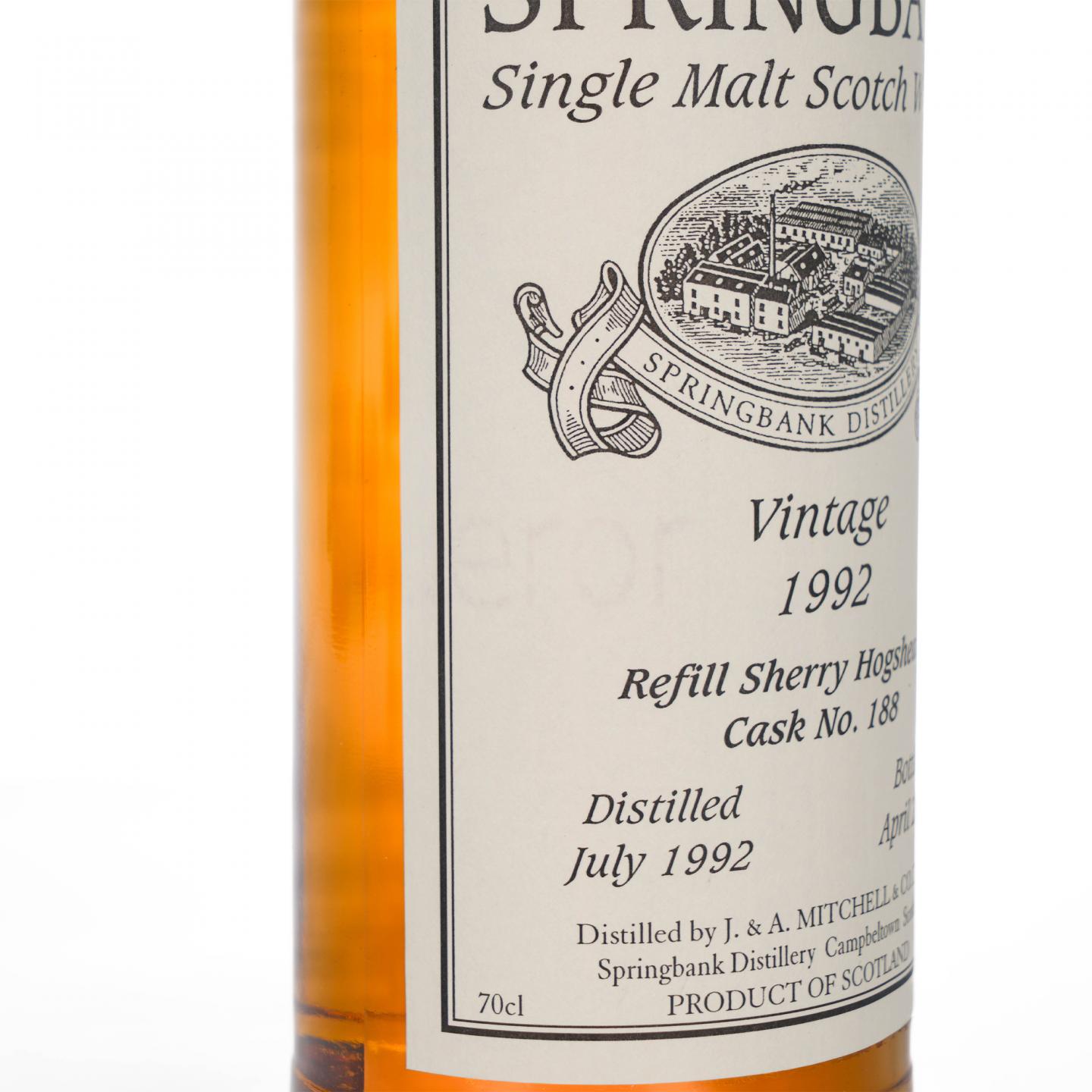 Springbank 云顶 1992-2015 私人桶