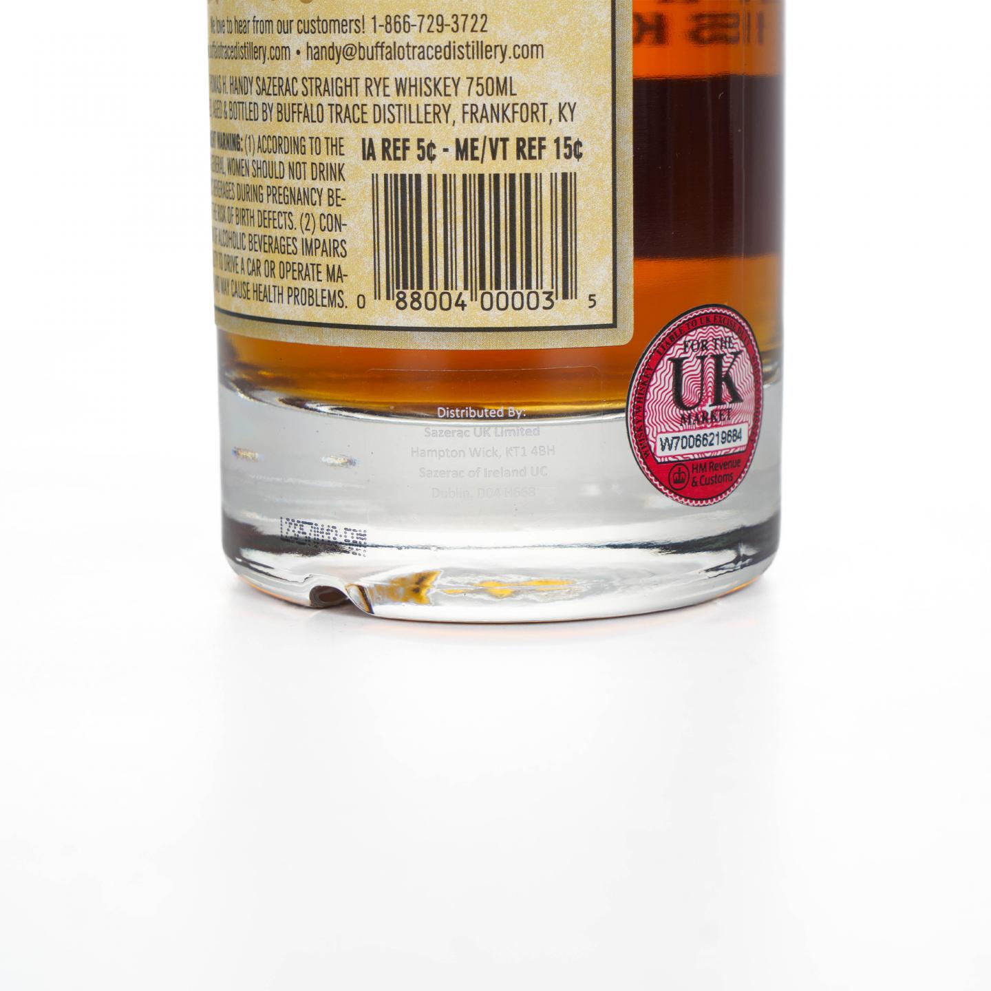 Sazerac 萨泽拉 Thomas H. Handy Rye 黑麦 124.9 Proof 750ml