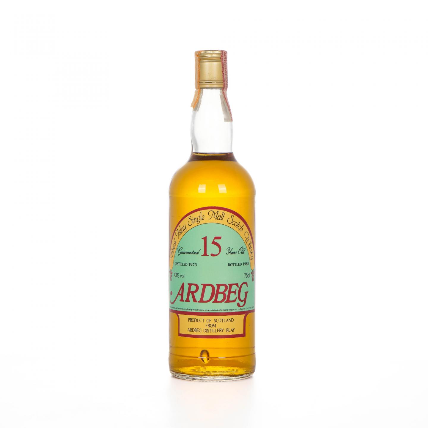 Ardbeg 阿贝 15年 1973-1988 Sestante 750ml