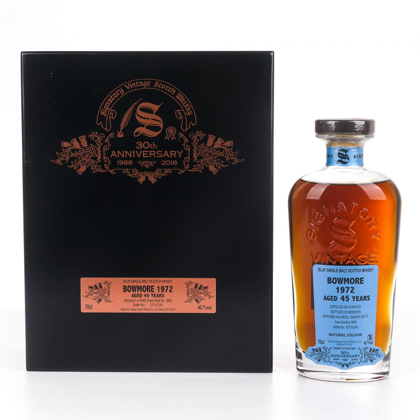 Bowmore 波摩 45年 1972-2018 SV 雪莉桶#3882 