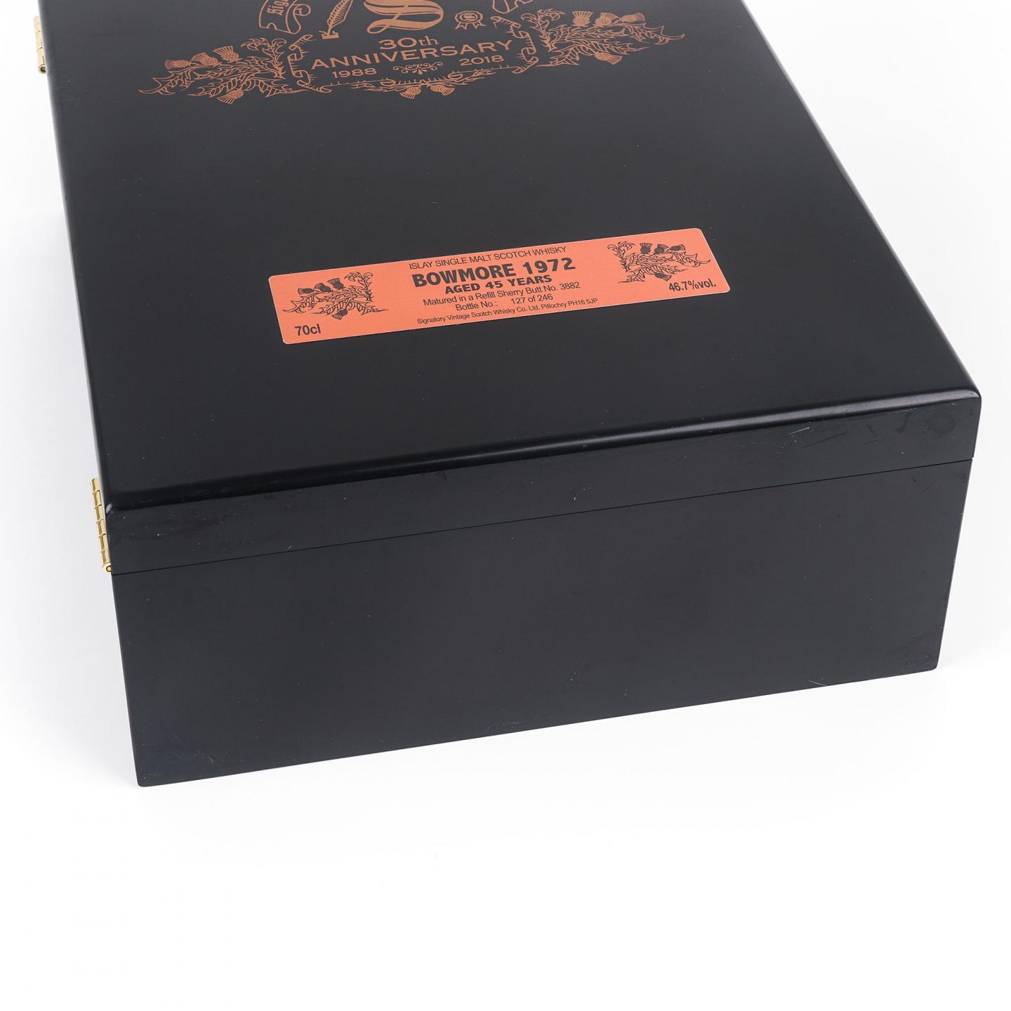 Bowmore 波摩 45年 1972-2018 SV 雪莉桶#3882 
