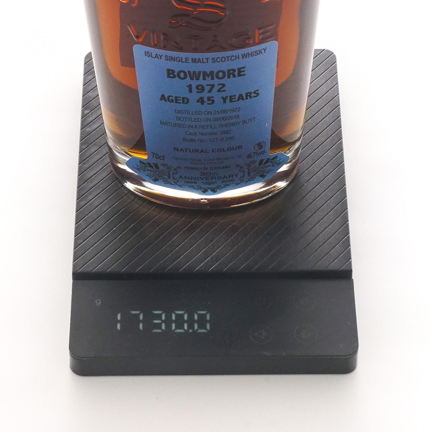 Bowmore 波摩 45年 1972-2018 SV 雪莉桶#3882 