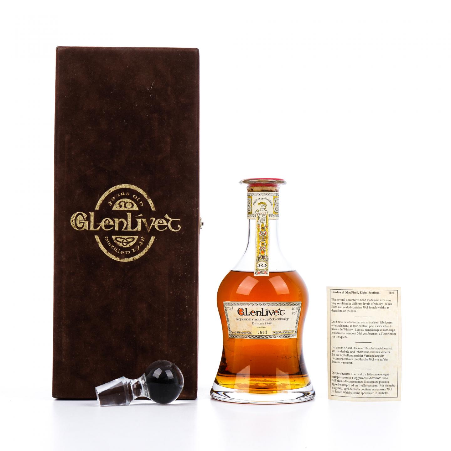 Glenlivet 格兰威特 50年 1948 GM