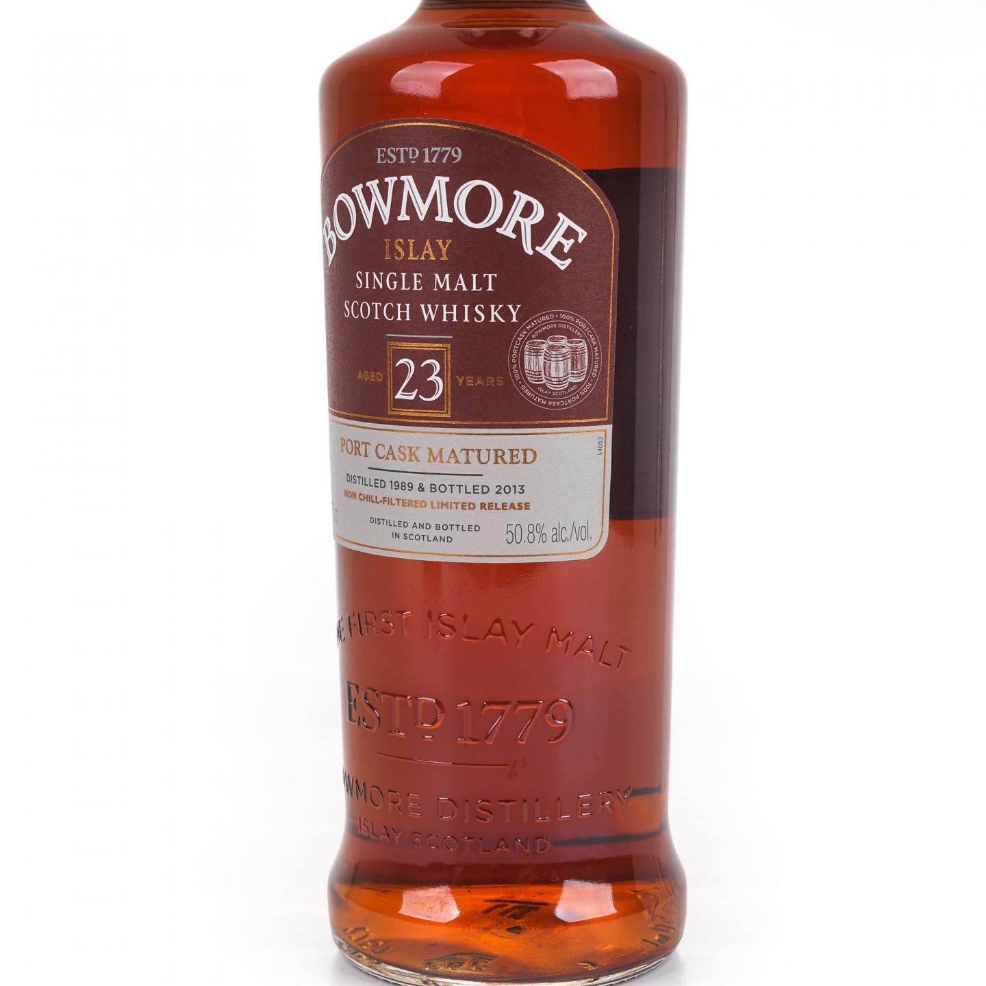 Bowmore 波摩 23年 1989-2013 波特桶 750ml