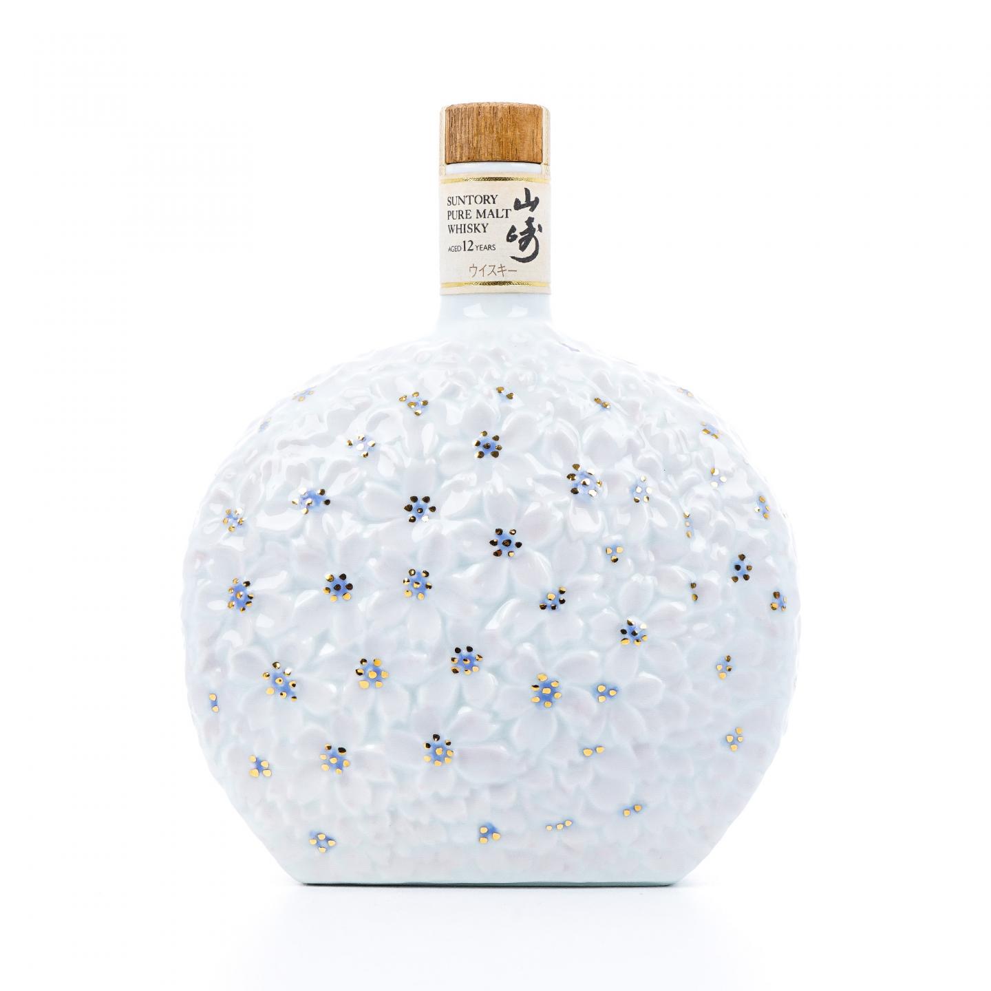山崎 12年 有田烧 1990年世博会樱花瓶 600ml