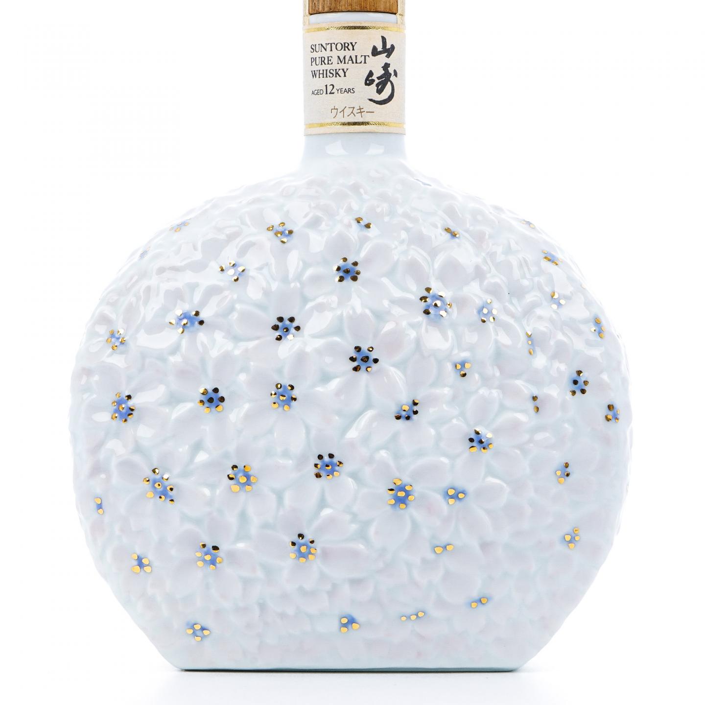 山崎 12年 有田烧 1990年世博会樱花瓶 600ml