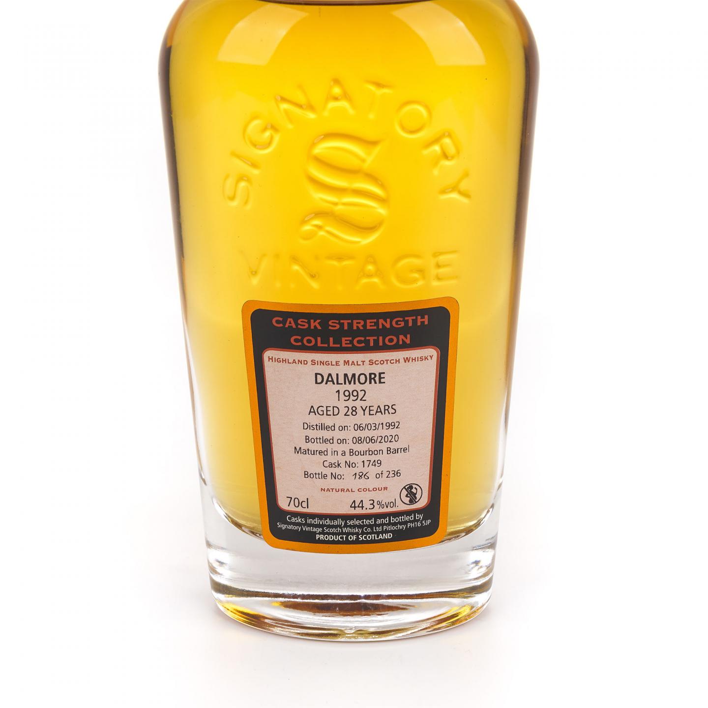 Dalmore 达尔摩 28年 1992-2020 SV 单桶#1749 桶强