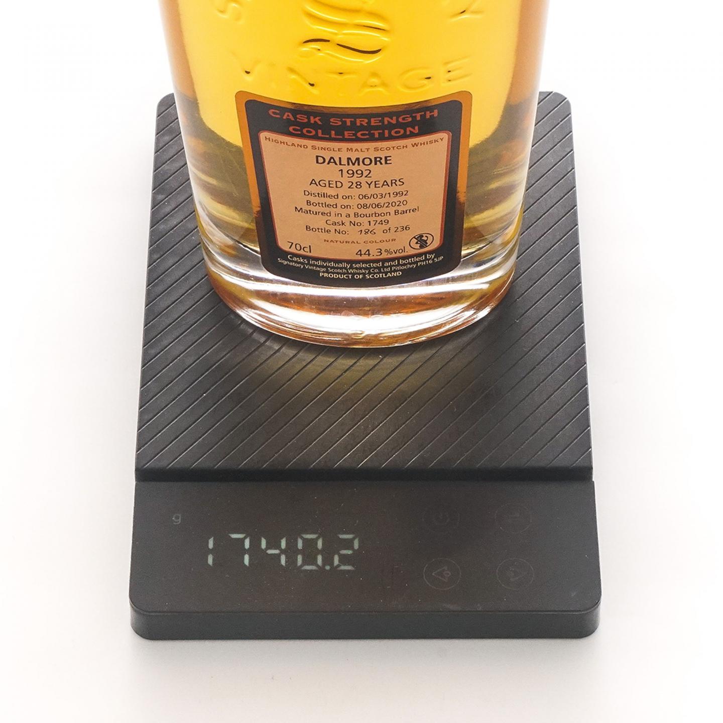 Dalmore 达尔摩 28年 1992-2020 SV 单桶#1749 桶强