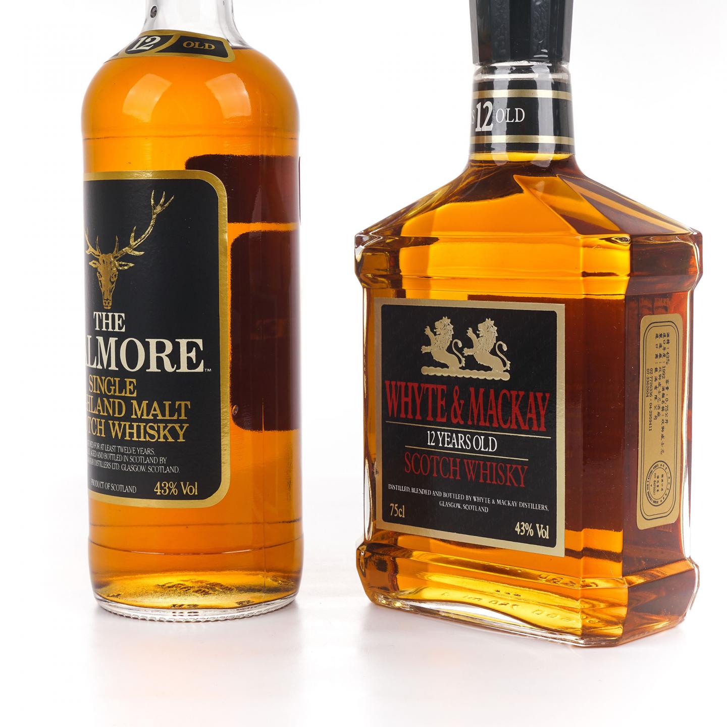 达尔摩/Whyte & Mackay 调和/托明多 12年 3瓶组 750ml*2/50ml