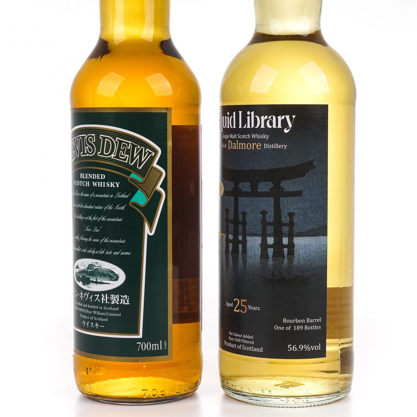Nevis Dew 本尼维斯 调和/Dalmore 达尔摩 25年 单麦 2瓶组