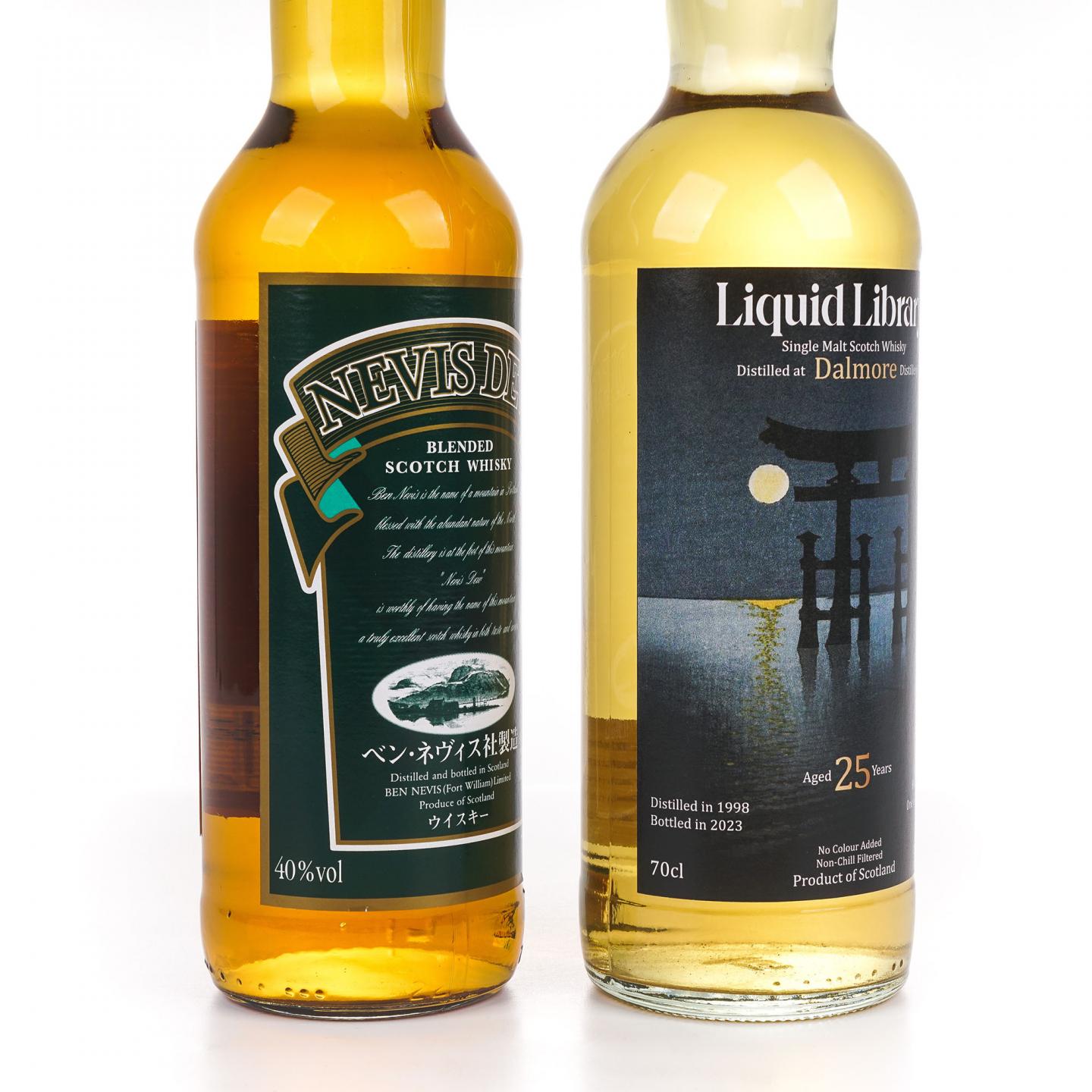 Nevis Dew 本尼维斯 调和/Dalmore 达尔摩 25年 单麦 2瓶组