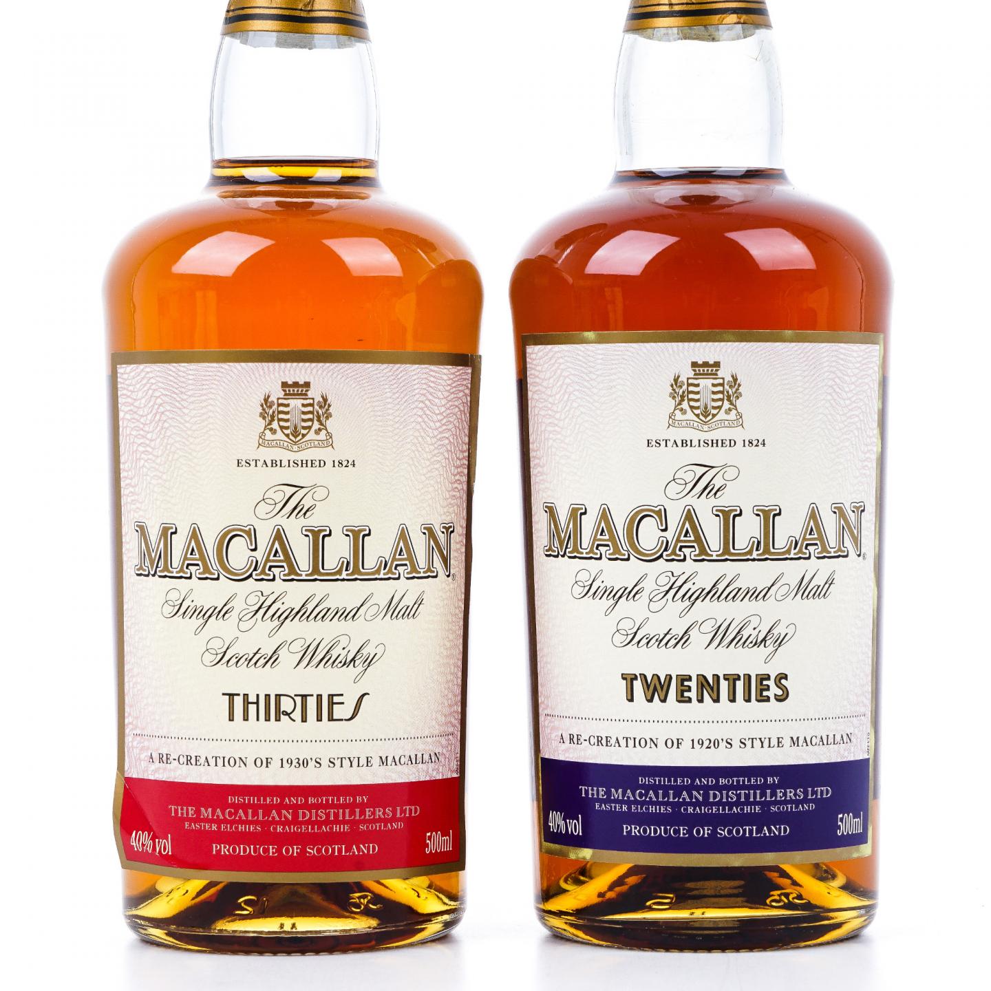 Macallan 麦卡伦 旅行系列 第一版 500ml 4支组