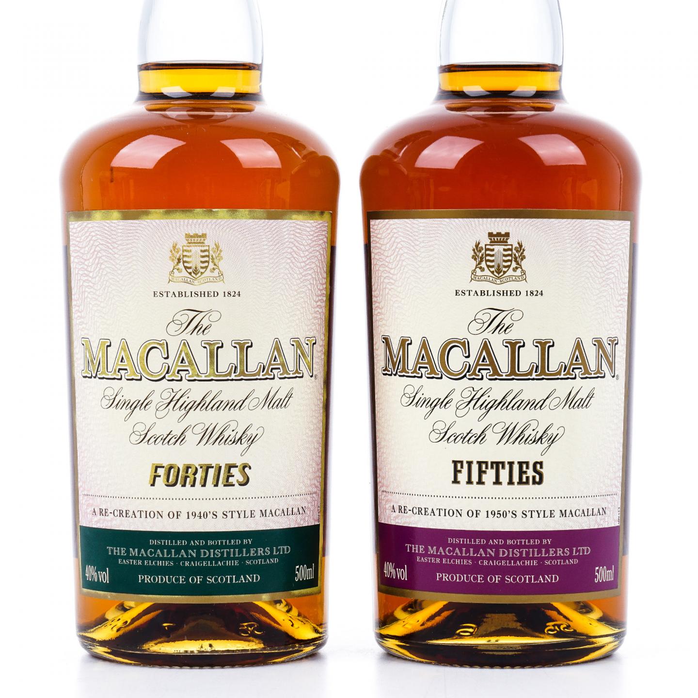 Macallan 麦卡伦 旅行系列 第一版 500ml 4支组