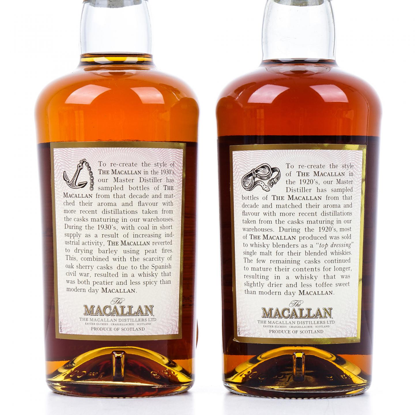 Macallan 麦卡伦 旅行系列 第一版 500ml 4支组