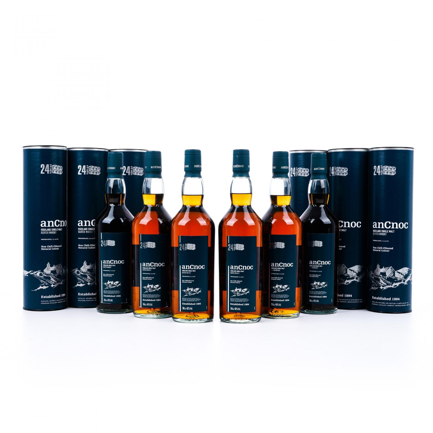 AnCnoc 安努克 24年 2019 单一麦芽 6瓶组