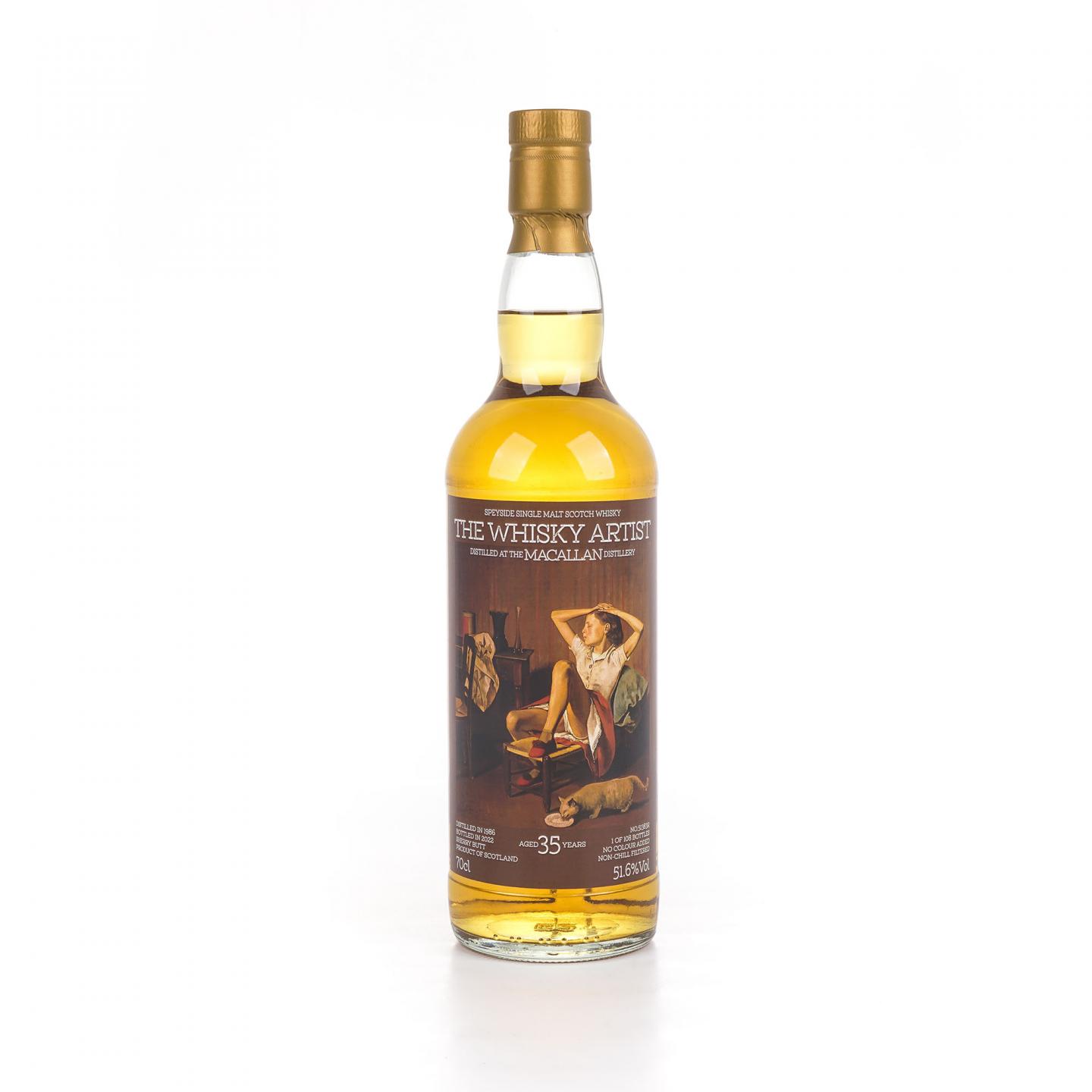 Macallan 麦卡伦 35年 1986-2022 雪莉桶#51383R 51.6%Vol.