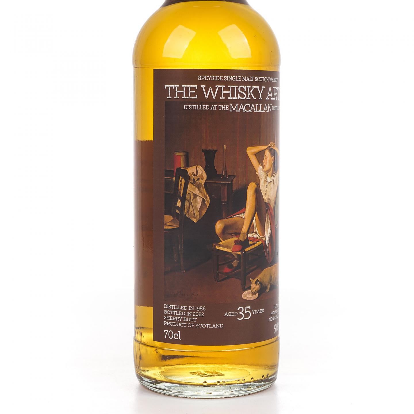 Macallan 麦卡伦 35年 1986-2022 雪莉桶#51383R 51.6%Vol.