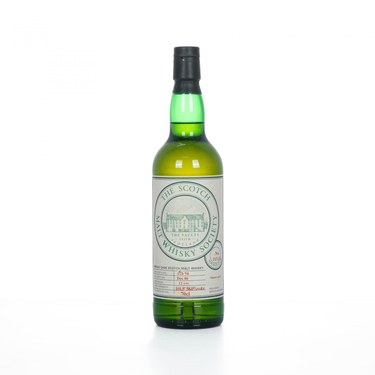 SMWS 113.13 布莱弗 12年 1994-2006