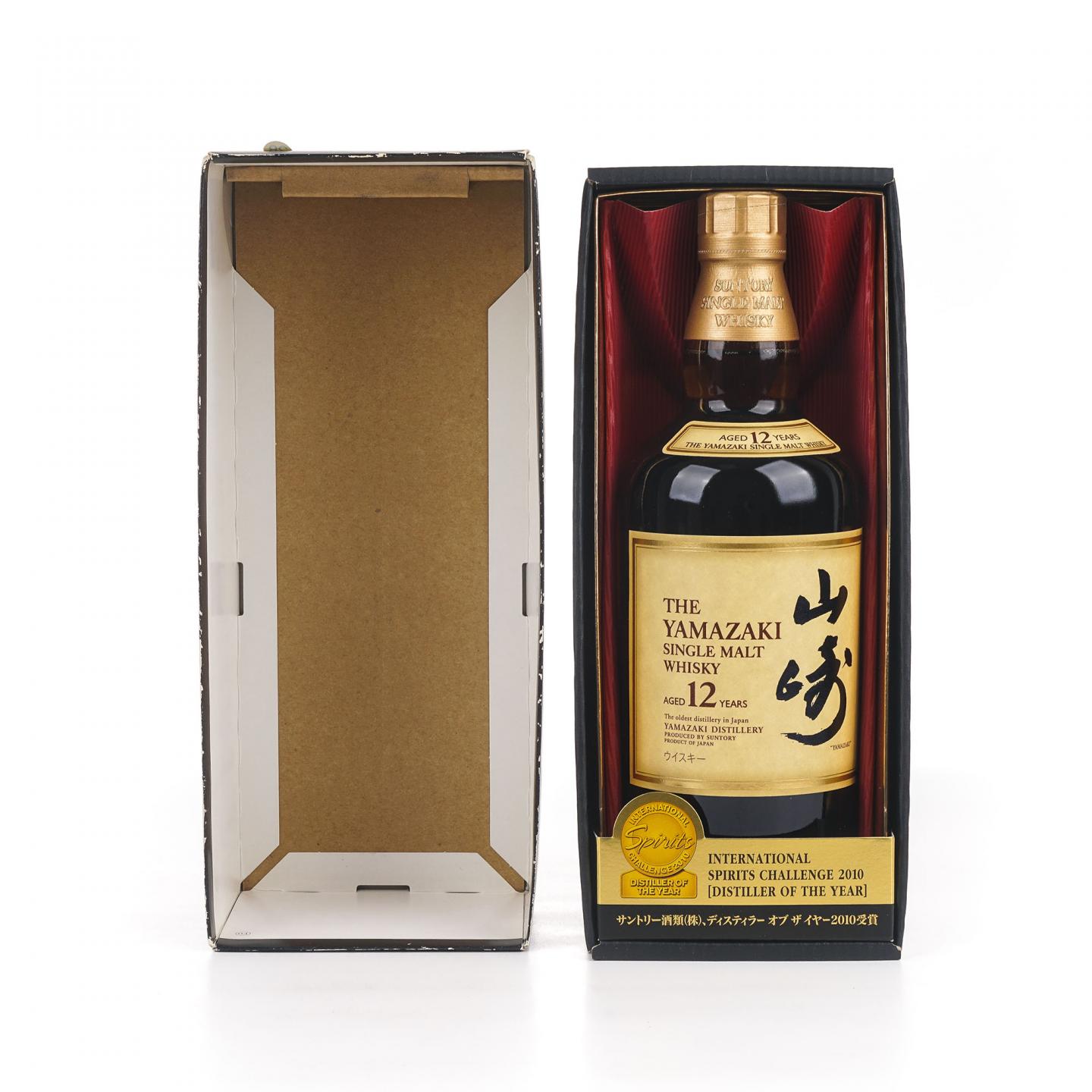 山崎 12年 Single Malt 金花盖