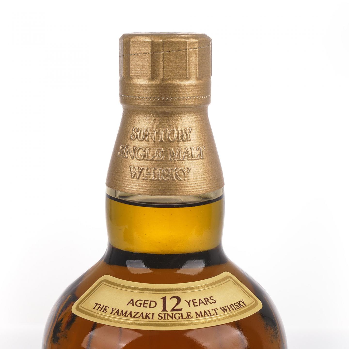 山崎 12年 Single Malt 金花盖