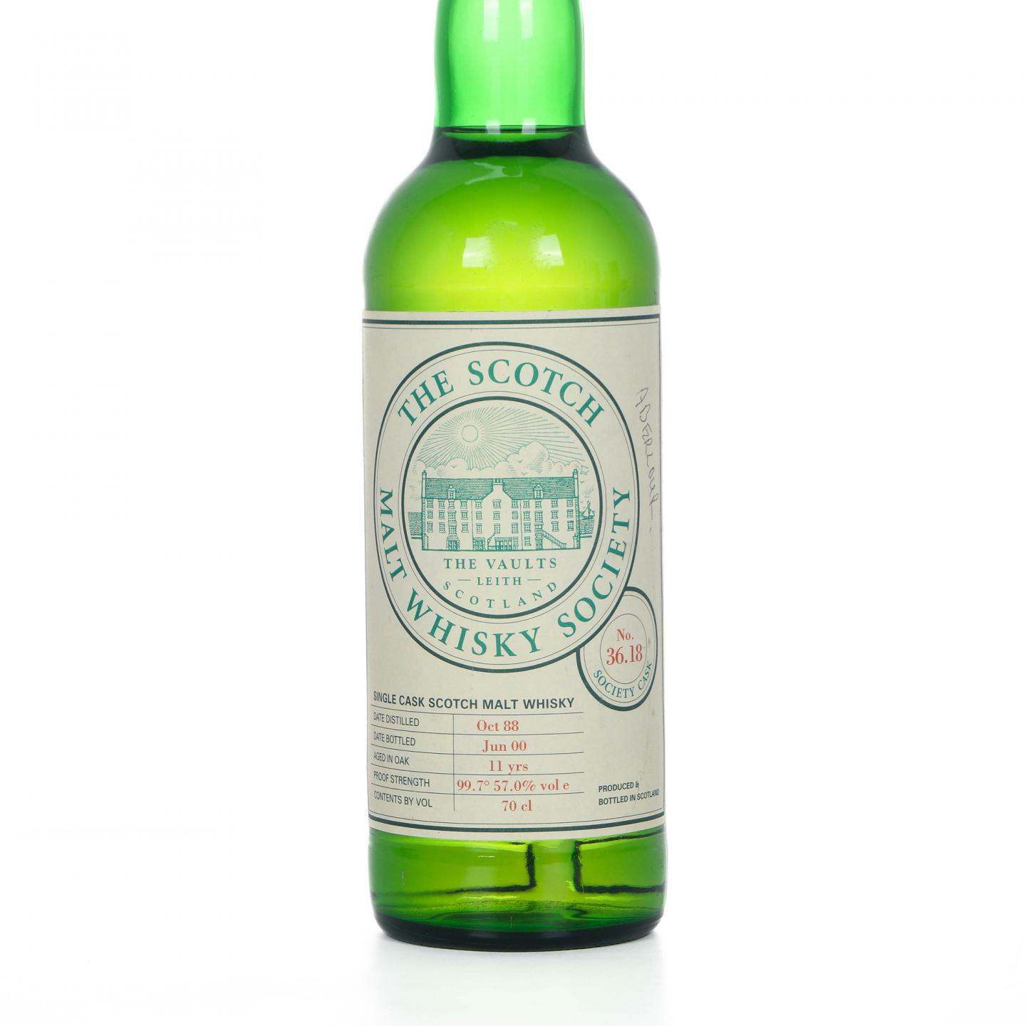 SMWS 36.18 本利林 11年 1988-2000 单桶